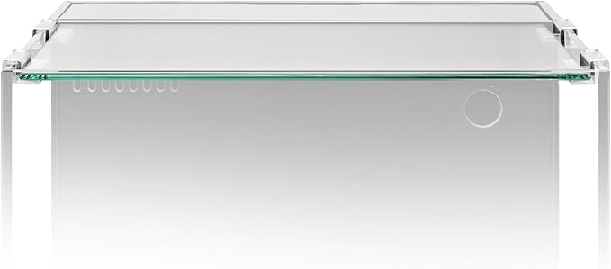 Ultum Nature Systems Rimless Aquarium Lid - Ultra Clear Frameless Cover for Glass Tanks - 40A Dual AIO (Lid + Clips)