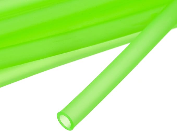 uxcell Aquarium Airline Tubing Hose 5/32" ID 15/64" OD 1Pcs 13.12 Ft Silicone Flexible Airline Tubing for Fish Tank, Terrariums, and Hydroponics, Green