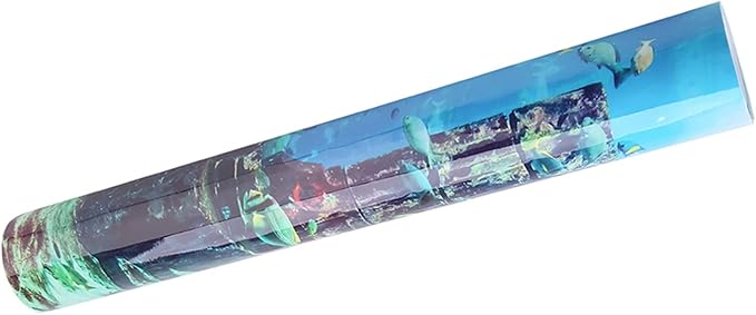 ZJchao PVC Aquarium Background 61 x 30 cm – High-Definition Fish Wallpaper for Freshwater & Saltwater Tanks, & Bubble-, Compatible with Standard Aquarium Sizes