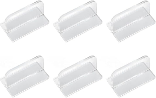 Aquarium Lid Handle, 6Pcs Aquarium Cover Handle Secure Grip Transparent Aquarium Lid Pull Handle Acrylic Fish Tank Cover Handle Replacement Handle for Aquarium for Home