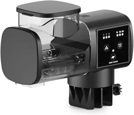 Fishtank Automatic Feeder Fish Dispenser Timing Feed for Aquarium Portable