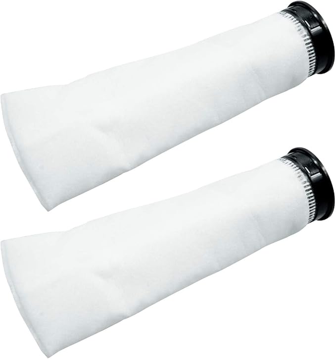 2 Pack 2.75 Inch 225 Micron Filter Sock Fit for Waterbox Helloreef 15 Gallon Eshopps Fiji Cube Aquarium, Compatible Filter Socks Saltwater Aquarium Filter Sock with Black Rim