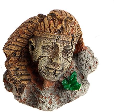 Egyptian Pharaoh Ancient Sphinx Ruins Aquarium Ornament Fish Tank Decoration