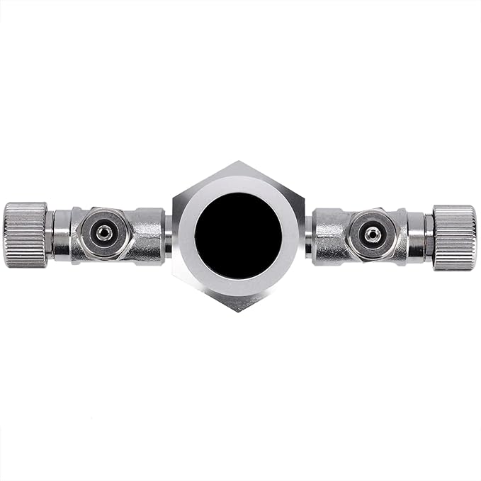 KIMISS Multi Ways Distributor Aquarium Regulator CO2 Splitter Valve Fish Multi Ways Distributor (2 Passes)