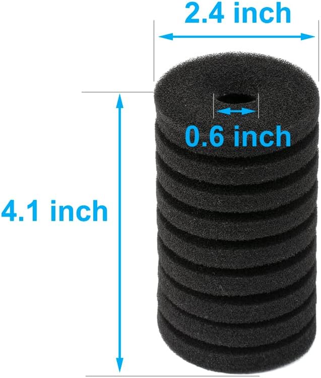 DaToo Aquarium Pre-Filter Sponge Replacement Fish Tank Filter Media for Aquarium Sponge Filter DT-200A