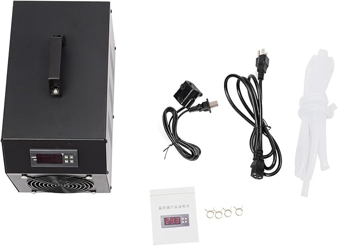 200W Aquarium Chiller for Fish Tank, 15.85 Gal Water Chiller with Pump, Electronic Cooling for Hydroponics, Axolotl & Freshwater Tanks