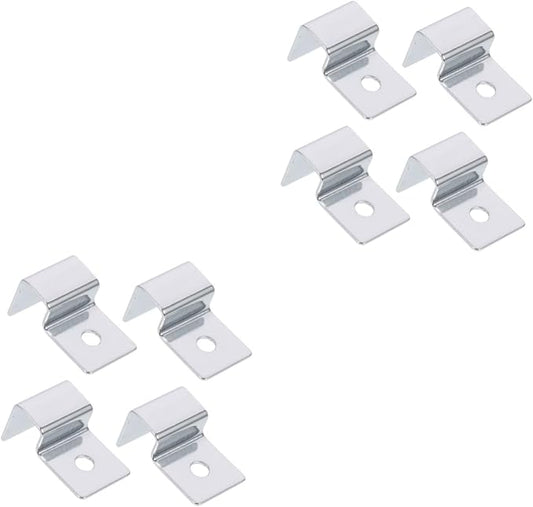 Kisangel 2sets Fish Tank Glass Cover Holders Sturdy Aquarium Lid Rack for Sturdy Support 4pcs*2