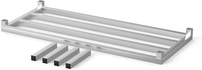 20 in X 48 in. Aquarium Stand | Industrial Style Aluminum Fish Tank Base with Open Frame Design