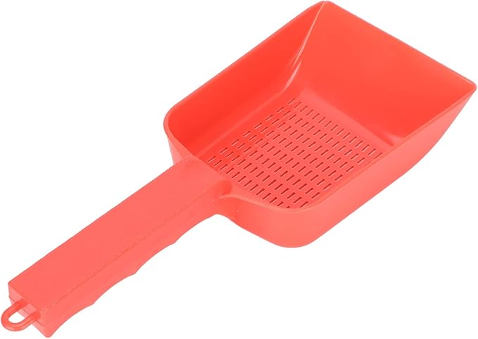 Drfeify Gravel Sand Shovel Efficient Sand Removal for Aquarium Fish Tank Cleaning Tool Lightweight Red