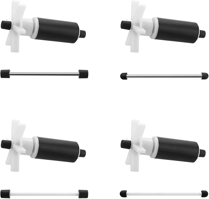 Rotor Impeller with Shaft and Bearing Replacement Impeller for Water 18mm 19mm Magnetic Filter