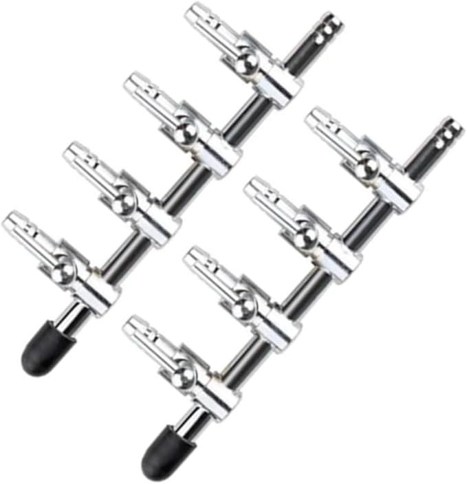 3-Way Aquarium Air Flow Control Lever Valve Distributor Splitter Pump Accessories 2Pcs