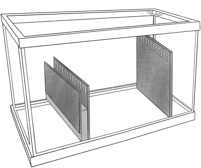 Aquarium Sump Refugium DIY Kit - Sump Chamber Dividers (40-Breeder)