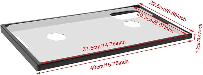 Aquarium Lid with Feeding Window and Frame, for 40, 40cmx22.5cmx1.2cm