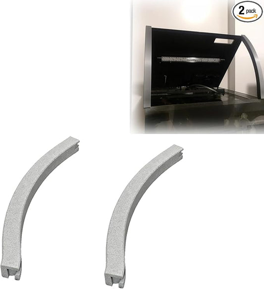 Aquarium Lid Support Arms for Fluval Flex 57L 15 Gallon Tank, Lid Holder Props Fish Tank Cover Support Bracket (Grey)
