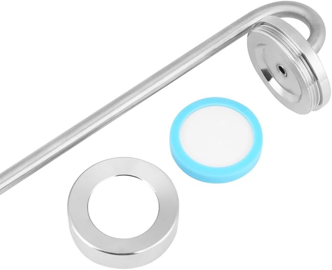 TOPINCN CO2 Diffuser, Stainless Steel CO2 Atomizer Bubble Counter with U Shape Connecting Tube co2 Diffuser for Aquarium Plants Water Grass(35cm)