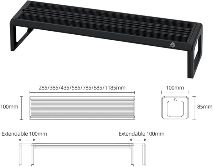Week Aqua M Series Full Spectrum Planted Aquarium Fish Tank Led Light(M400Pro-K)