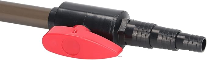 Estink Aquarium Water Filler Tube, Plastic Wall Mounted Aquarium Automatic Top Off Water Refiller Pipe Fish Auto Water Filler Tube Replacement Fit for 3/8 1/2 3/4 Hose (Curved