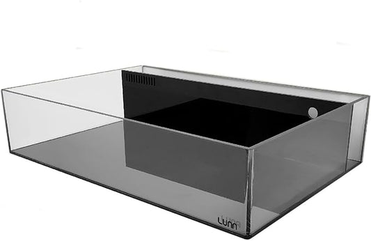 Luna Reef FRAG 36 AIO Rimless All in One Frag Tank Aquarium for Saltwater Marine Coral (Tank ONLY)