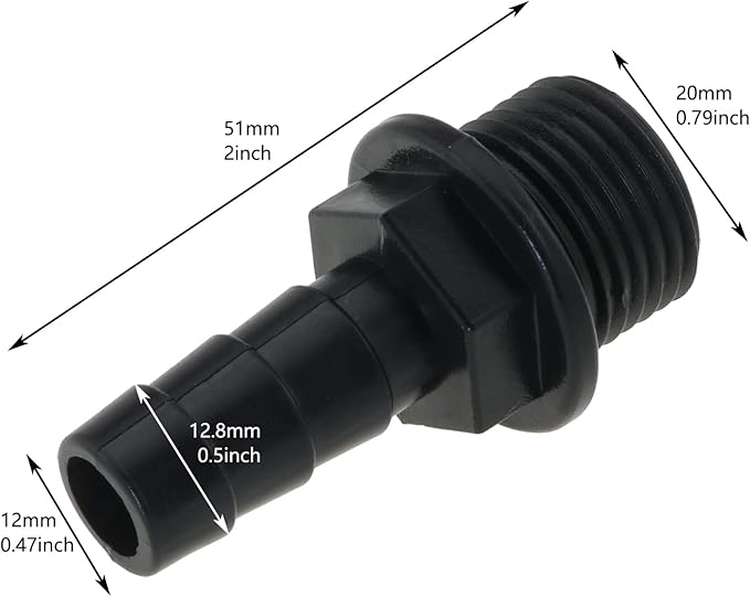 5IN1 Nozzles Kit for Fountain Pump, Aquarium, Fish Tank, Pond, Hydroponics, Statuary Accessories 5 Sizes
