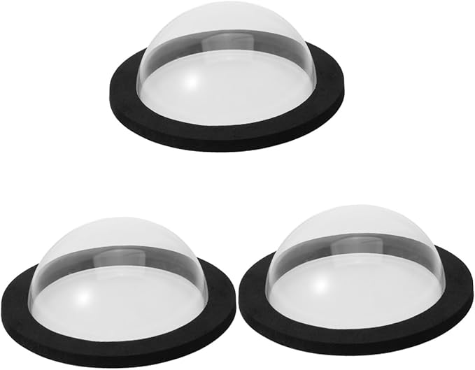 balacoo 3pcs Floating Plant Ring Aquarium Acrylic Floating Dome Fish Tank Accessory for Above Ground Pools