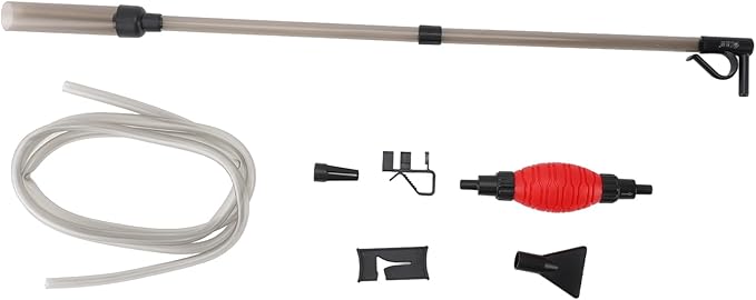 Aquarium Siphon Vacuum Cleaner Efficiently Cleans Gravel Sand for Fish Tank Water Changer