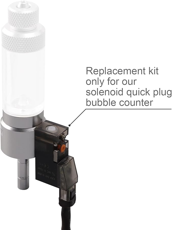 Aquarium Replacement Solenoid Valve Parts Accessories for Our CO2 Cylinder Generators or Solenoid Bubble Counter