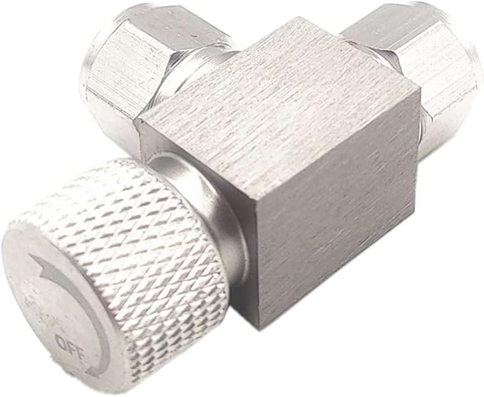 Aluminum Precise CO2 Needle Adjustment Valve Regulator for Aquarium Plants