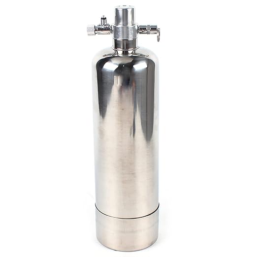 Aquarium CO2 Generator System Kit Carbon Dioxide Reactor Kit Air Flow Adjustment Vavle Bubble Counter for Plants Aquarium