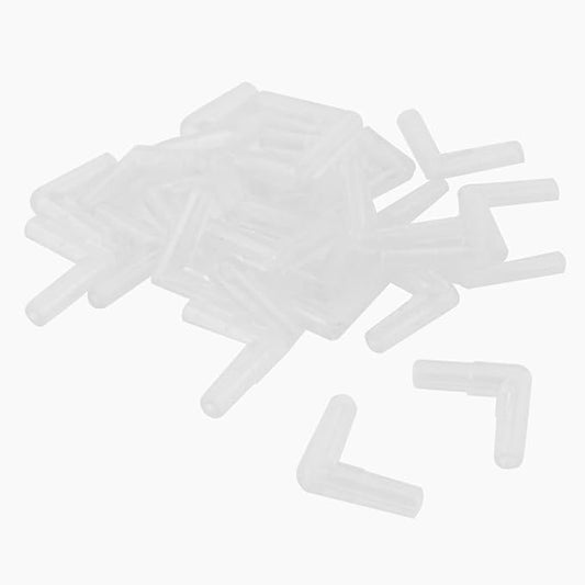 uxcell Aquarium Tank Clear Plastic 2 Way Air Valve Line Connectors 30 Pcs