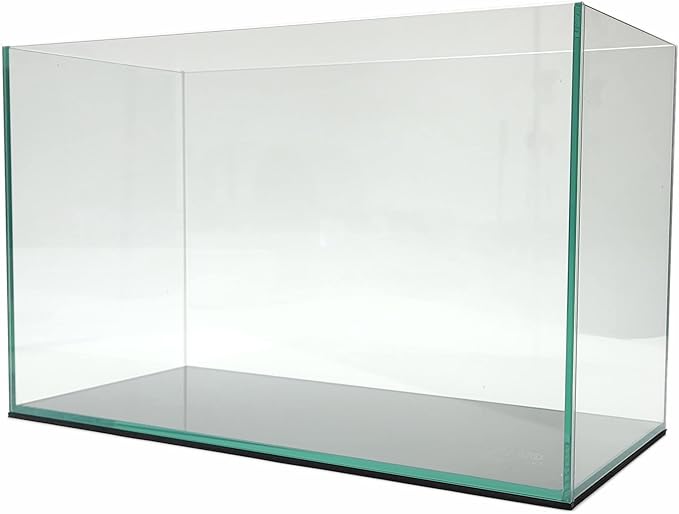 Lifegard Aquatics 15 Gallon Rimless Aquarium, Clear Glass, Ultra Clear Sealant Fish Tank, 5mm Thick with Dense Leveling Mat for Freshwater/Marine, Home or Office Decor (23.22"x11.02"x13.38")
