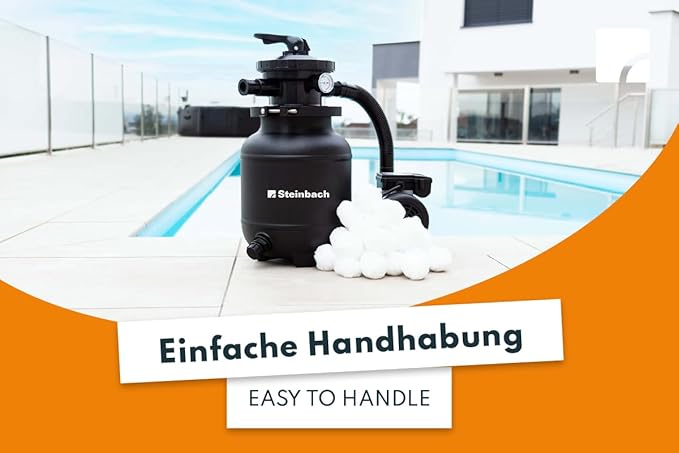 Steinbach Filter Balls – 040050 – Cleaning filter balls for pools – Compatible with all standard sand filter systems – 700 g – branded packaging