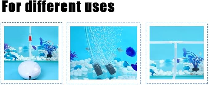 AQUANEAT Aquarium Tubing 25 Feet Clear, Airline Tubing, Standard 3/16” Air Hose for Fish Tank Air Pump,Hydroponics,Pond