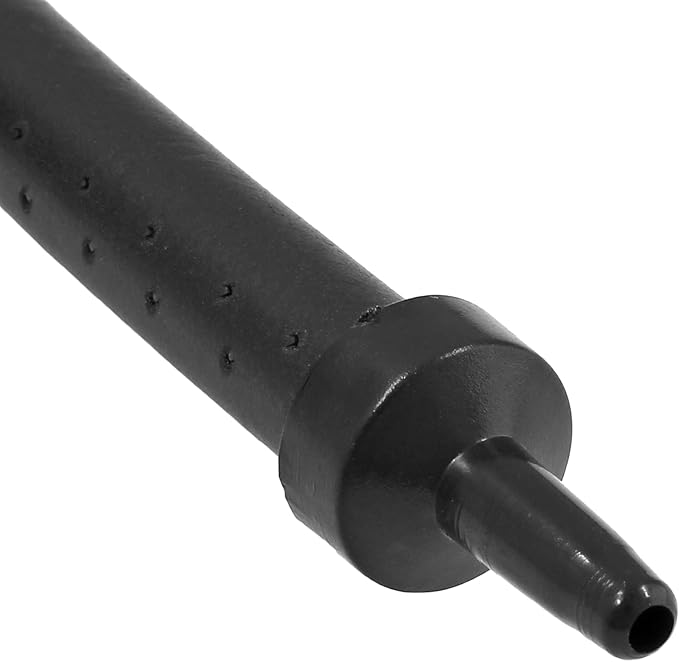 Waziaqoc Bubble Wall Air Diffuser, Aquarium Wall Air Curtain Bubble Tube Rubber Bendable Bubble Hose for Fish Tank, 120cm/48 Double Head