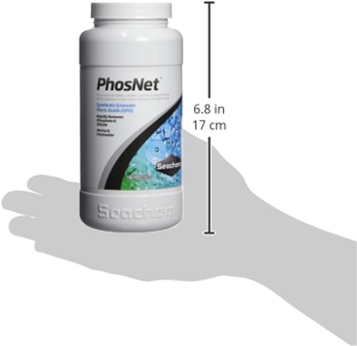 Seachem PhosNet Phosphate Silicate Remover Aquarium Filter Media, 250g/8.8oz (001443)