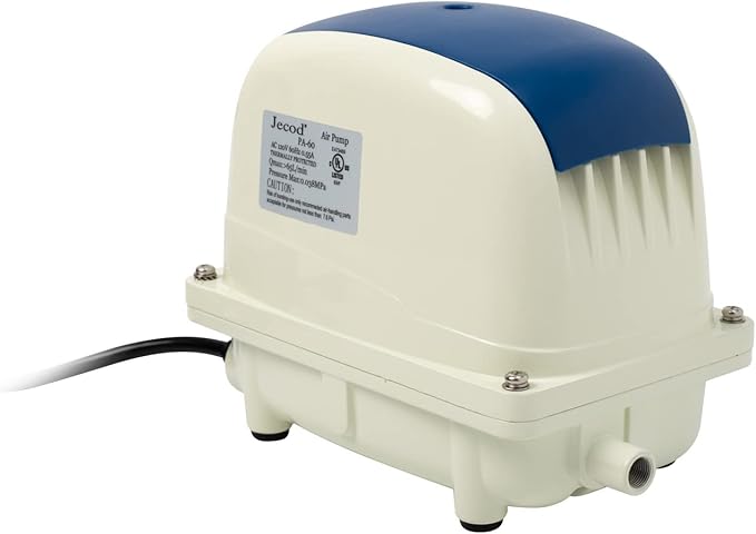 JECOD PA-60 ECO Air Pump for Fish Pond, 65L/min