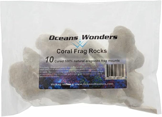 Oceans Wonders 10-Piece Coral Frag Rocks