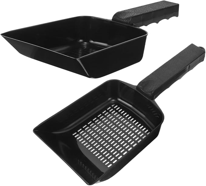 Hemobllo 2pcs Aquarium Sand Cleaning Shovel for Fish Tank Garden Swimming Pool Lizard Waste Scoop for Gravel Sand Cleaning