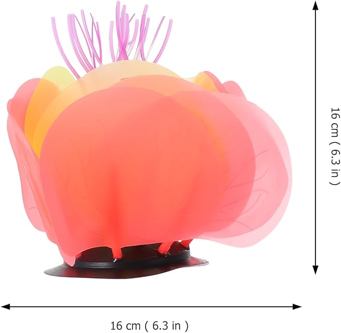 BESPORTBLE Colorful Artificial Water Lily Lotus for Fish Tank Decorations Realistic Simulation Aquatic Plant for Aquascaping and Fish Tank Landscaping Decor
