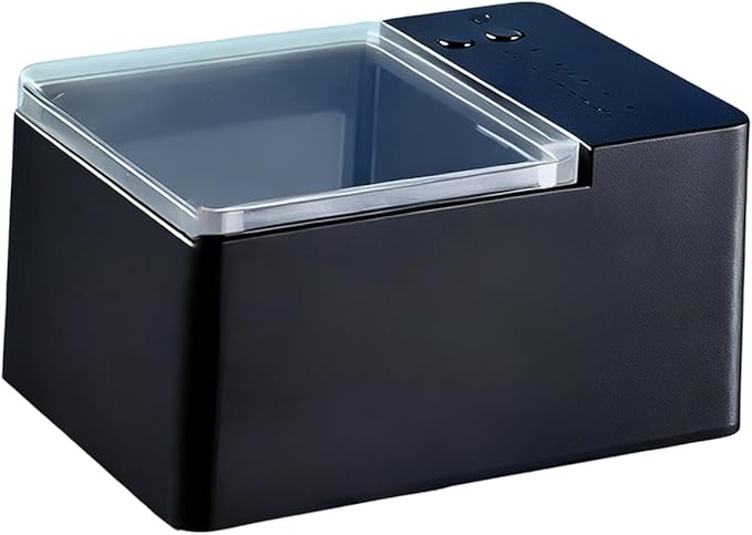 Auto Fish Food Dispenser Supplies for Round Tank Sturdy Gifts 5cm to 2cm Thickness Stable Automatic Fish Feeder Accessory, 80 ml