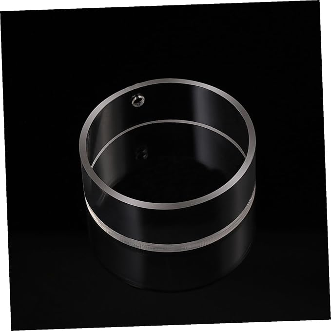 POPETPOP Shrimp and Dish with 2pcs Cups - Clear Acrylic Assembled Shrimp Feeder Tray for Fish Tank Aquarium Shrimp