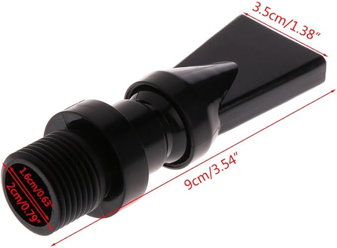 Aquarium Plastic Pump Duckbill Nozzle Water Outlet Return Pipe Plumbing Fitting