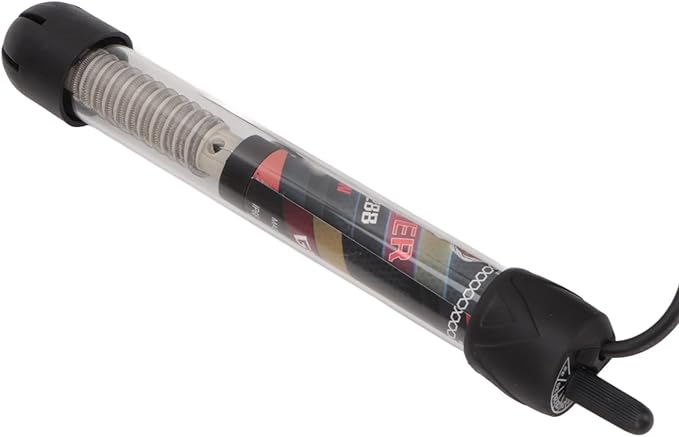 DAUZ Aquarium Heater Iron Wire Knob Temperature Control Fish Heating Rod Automatic Constant Temperature for Heating (35W)