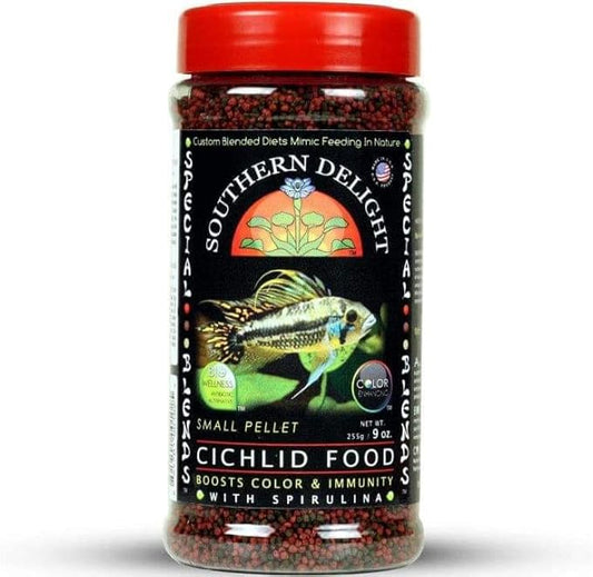 Small Cichlid Formula, Red, 9 oz.