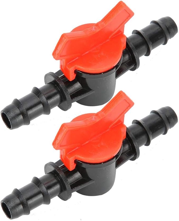 GLOGLOW Aquarium Air Valve, 2 Pcs Air Switch Valve Regulator Fish Water Flowing Regulator Aquarium Water Controller Tube Pipe Connector(10mm) Air Pump Accessories
