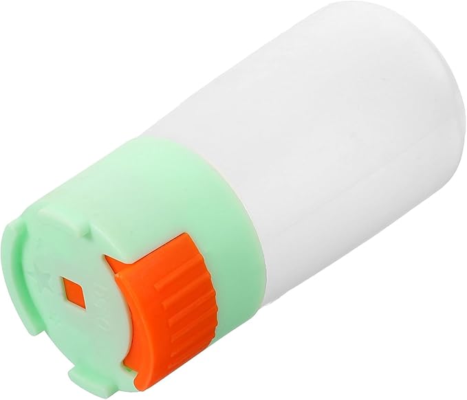 Yardwe Metering Fish Feeding Bottle Fish Food Storage Container Moisture-Proof Aquarium Feeder Green Non-Automatic Precise Feeding Tool for Aquatic Pets