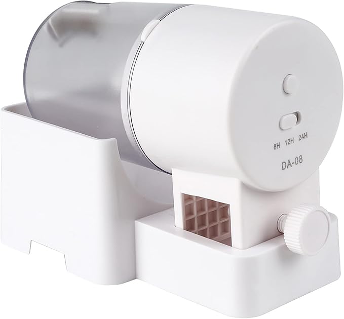 Automatic Fish Feeder | 12 / 24H Timer & Adjustable Portion for Aquarium | 60g / 100g Food Box | Sturdy Plastic Design for Fish/Turtles/Frogs