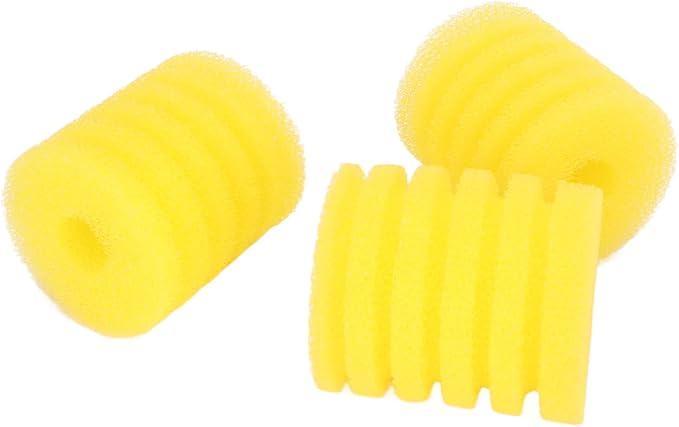 Fydun 3Pcs Fish Filter Foam Sponge, Aquarium Cylindrical Sponge,Fish Accessories Rolls for