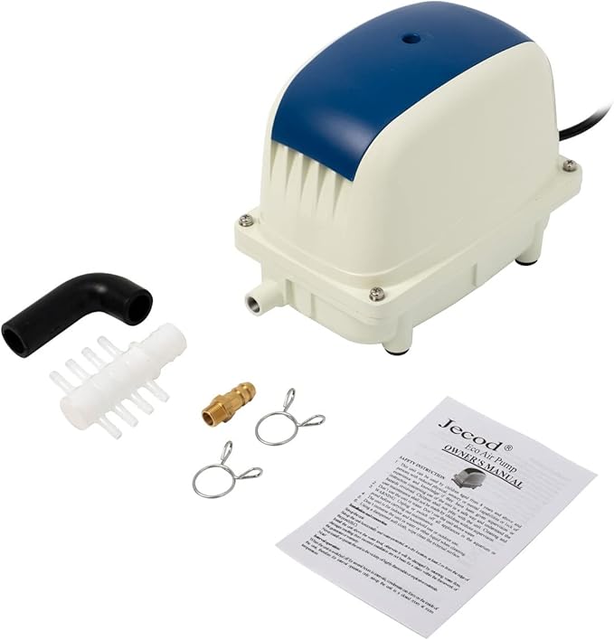 JECOD PA-60 ECO Air Pump for Fish Pond, 65L/min