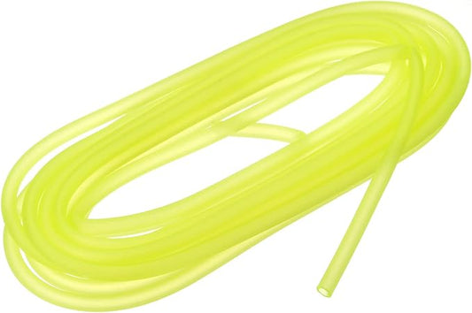 uxcell Aquarium Airline Tubing Hose 5/32" ID 15/64" OD 1Pcs 13.12 Ft Silicone Flexible Airline Tubing for Fish Tank, Terrariums, and Hydroponics, Yellow