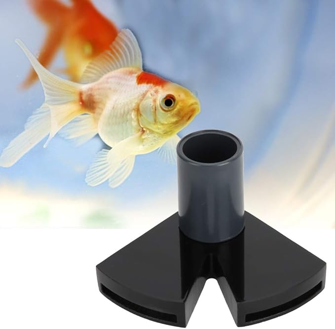 TOPINCN Aquarium Duckbill Nozzle Acrylic 360°Adjustable Double Flat Duckbill Nozzle Water Accelerator Fish Water Outlet Nozzle